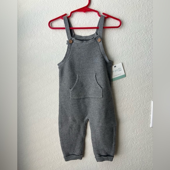 New Little Planet Baby Organic Sweater Knit Overalls - Picture 4 of 14